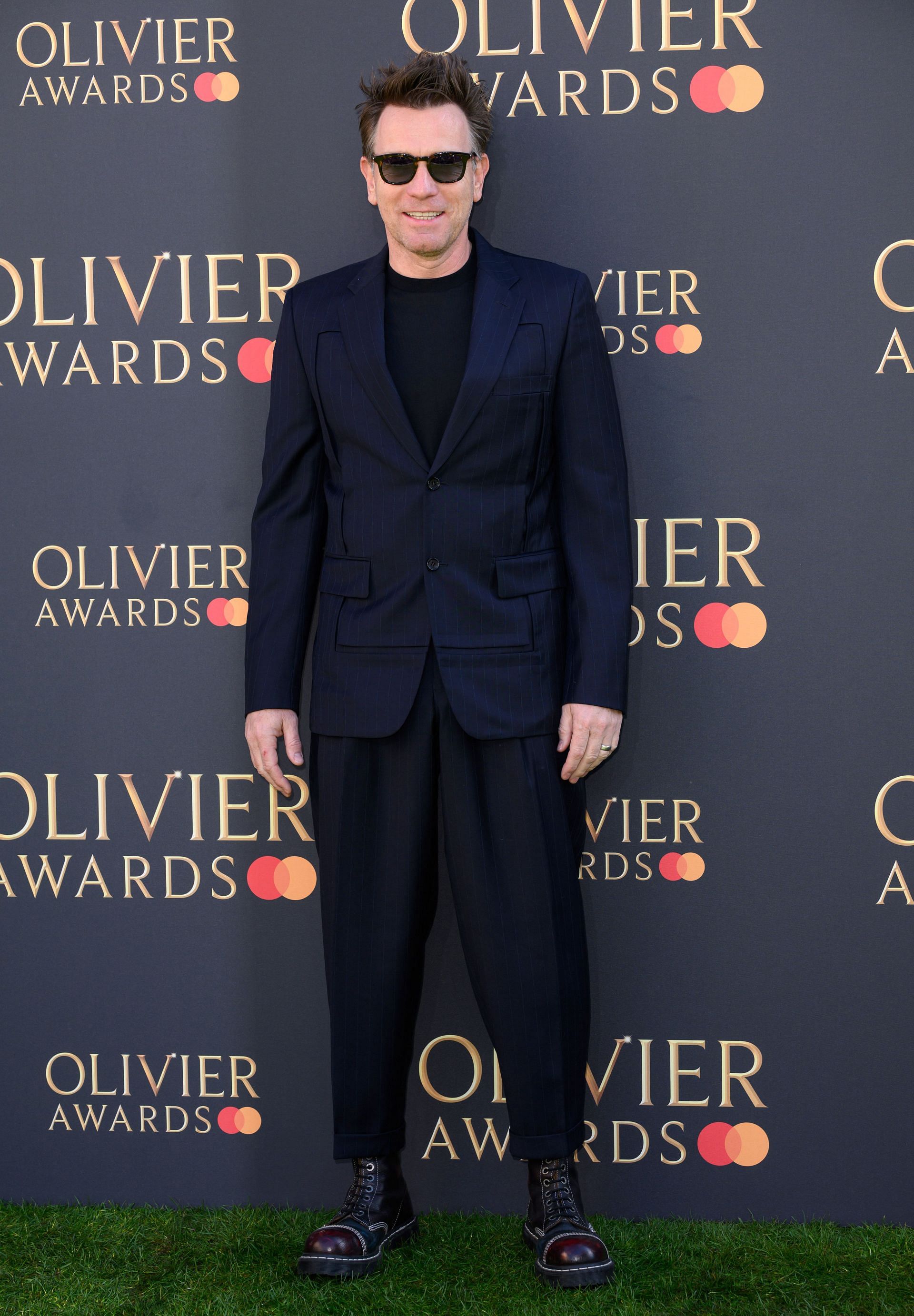 Ewan McGregor at The Olivier Awards in April 2025 (image via Getty)